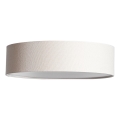 Cottex - Taklampa ABBIE 3xE27/8W/230V Ø 50 cm krämfärgad