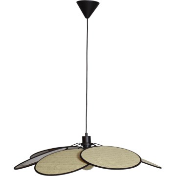 Cottex - Takpendel med kabel WINF 1xE27/8W/230V beige/svart