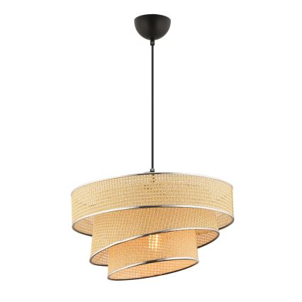 Couper Pendellampa 1xE27/60W/230V Beige/Blank Chrome