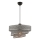 Couper Pendellampa 1xE27/60W/230V Grå/Blankt Chrome