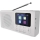 DAB DAB+ FM-radio 3W/5V/4xAA vit