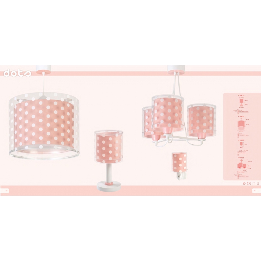 Dalber 41005S - LED-lampa Uttag  DOTS 1xE14/0,3W/230V