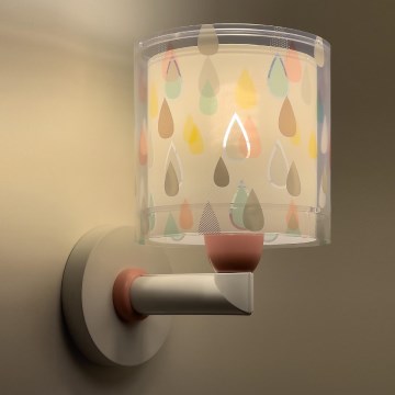 Dalber 41439 - Vägglampa för barn  COLOR RAIN 1xE27/60W/230V