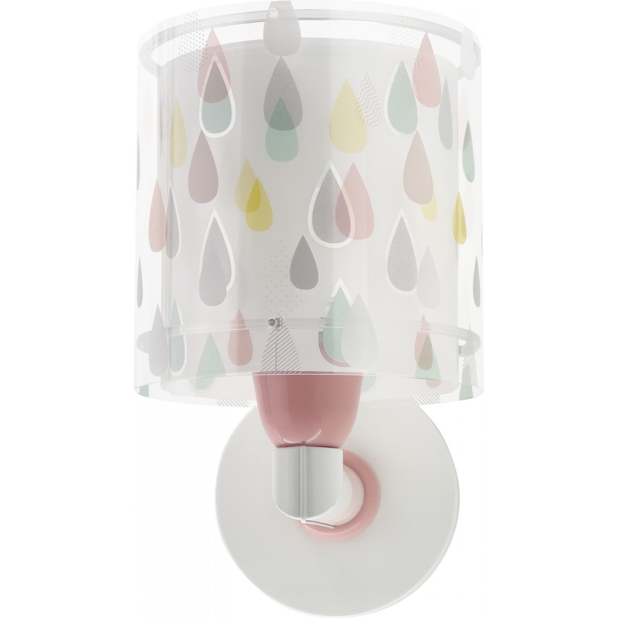 Dalber 41439 - Vägglampa för barn  COLOR RAIN 1xE27/60W/230V