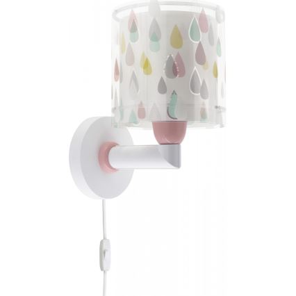 Dalber 41439 - Vägglampa för barn  COLOR RAIN 1xE27/60W/230V