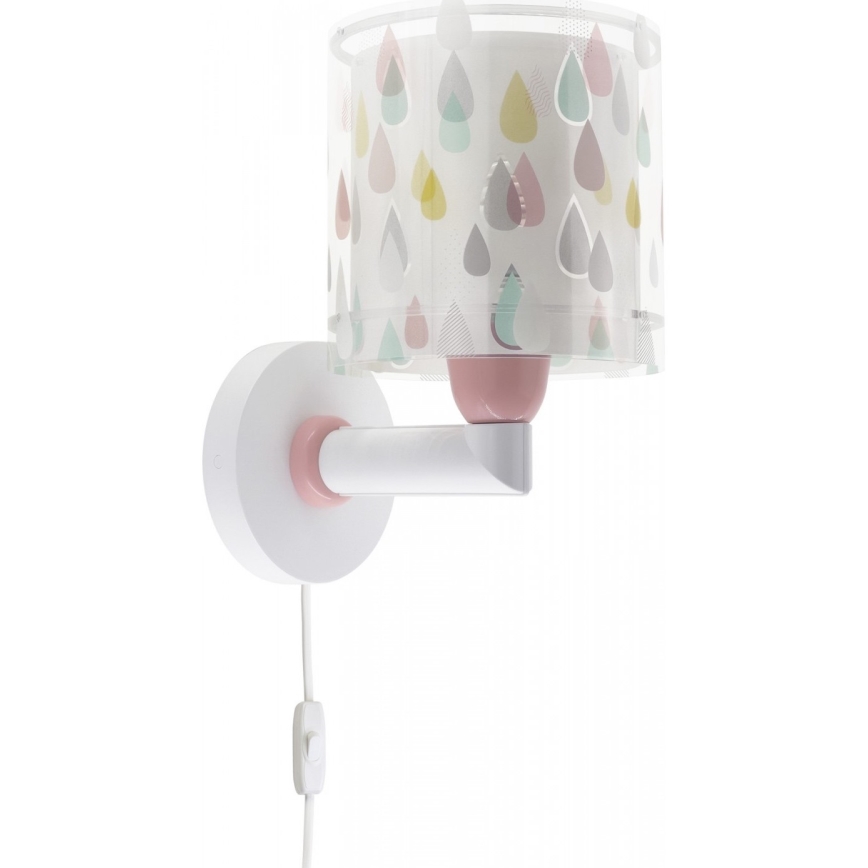 Dalber 41439 - Vägglampa för barn  COLOR RAIN 1xE27/60W/230V