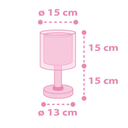 Dalber 41591 - Lampa för barn UNICORNS 1xE14/60W/230V