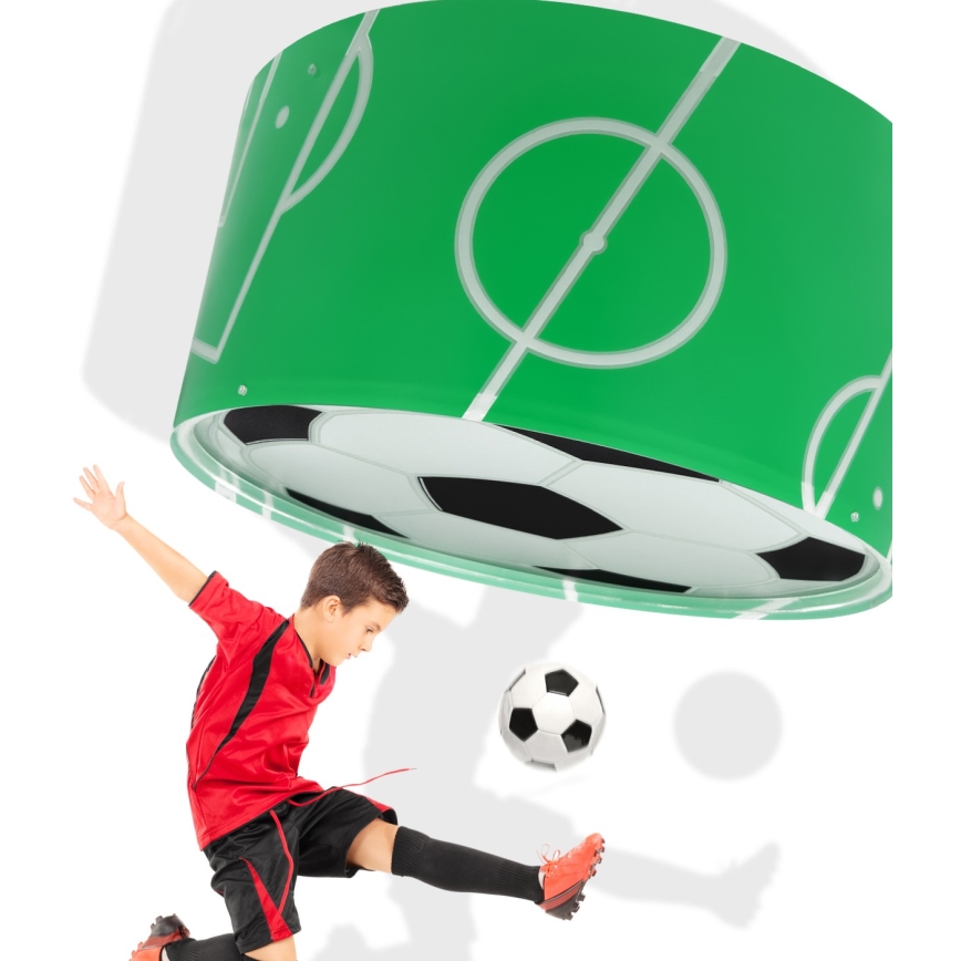 Dalber 41736 - Takbelysning för barn FOOTBALL 2xE27/15W/230V