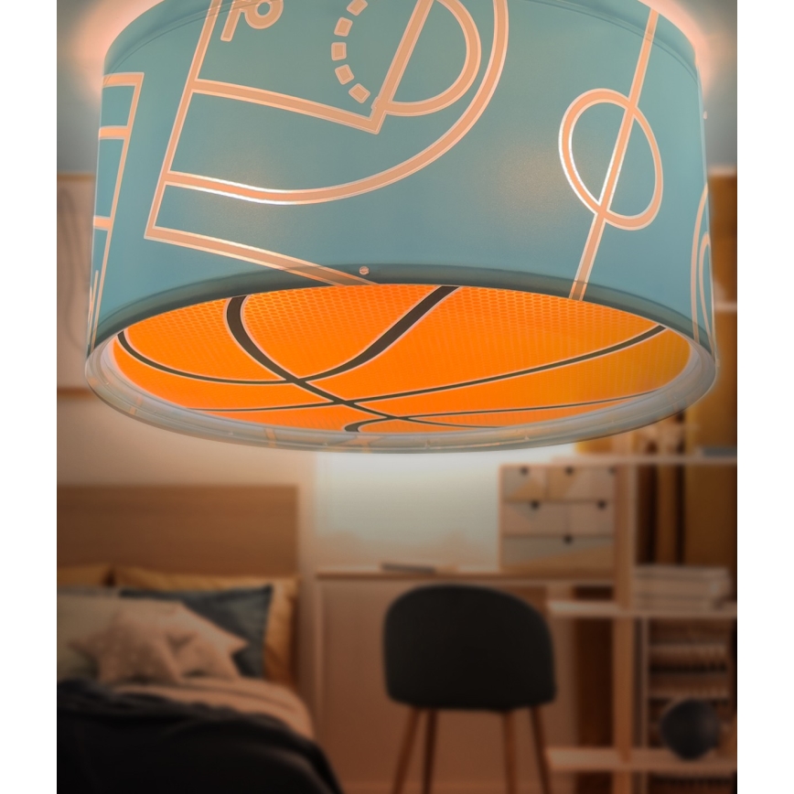 Dalber 41746 - Takbelysning för barn BASKET 2xE27/15W/230V