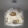 Dalber 41762E - Barnlampa KAWAII FRIENDS 1xE27/15W/230V grå
