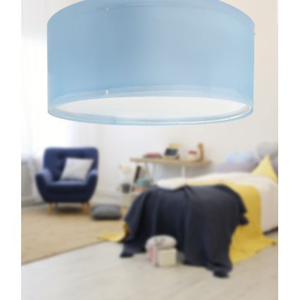 Dalber 42006T - Takbelysning för barn COLOR LIGHT 2xE27/15W/230V blå