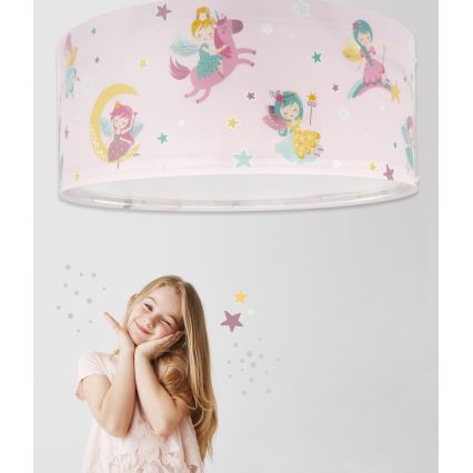 Dalber 42496 - Takbelysning för barn FAIRY DREAMS 2xE27/15W/230V