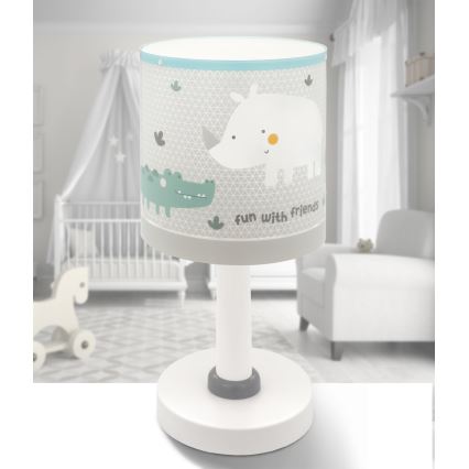 Dalber 60621 - Lampa för barn RHICO AND CROCO 1xE14/8W/230V