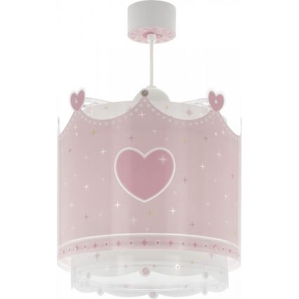 Dalber 61102 - Takkrona för barn  LITTLE QUEEN 1xE27/60W/230V