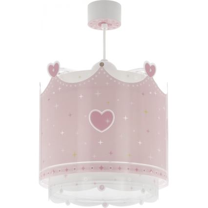 Dalber 61102 - Takkrona för barn  LITTLE QUEEN 1xE27/60W/230V