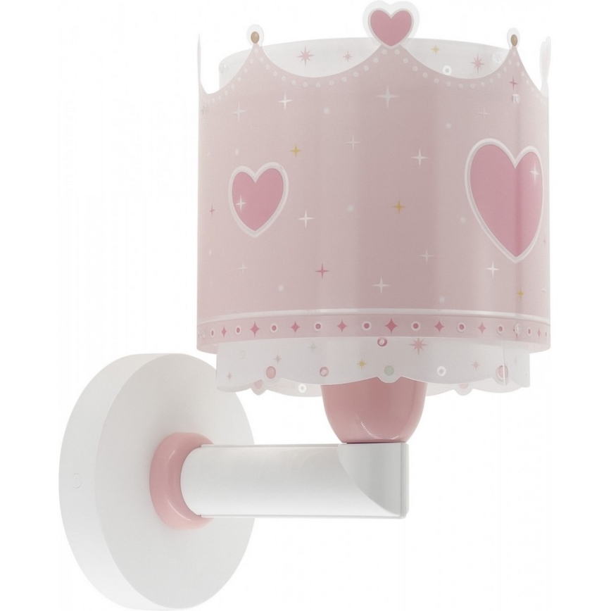 Dalber 61109 - Vägglampa för barn  LITTLE QUEEN 1xE27/60W/230V
