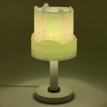 Dalber 61151H - Barnlampa  BUNNY 1xE14/40W/230V grön