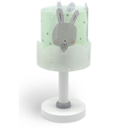 Dalber 61151H - Barnlampa  BUNNY 1xE14/40W/230V grön