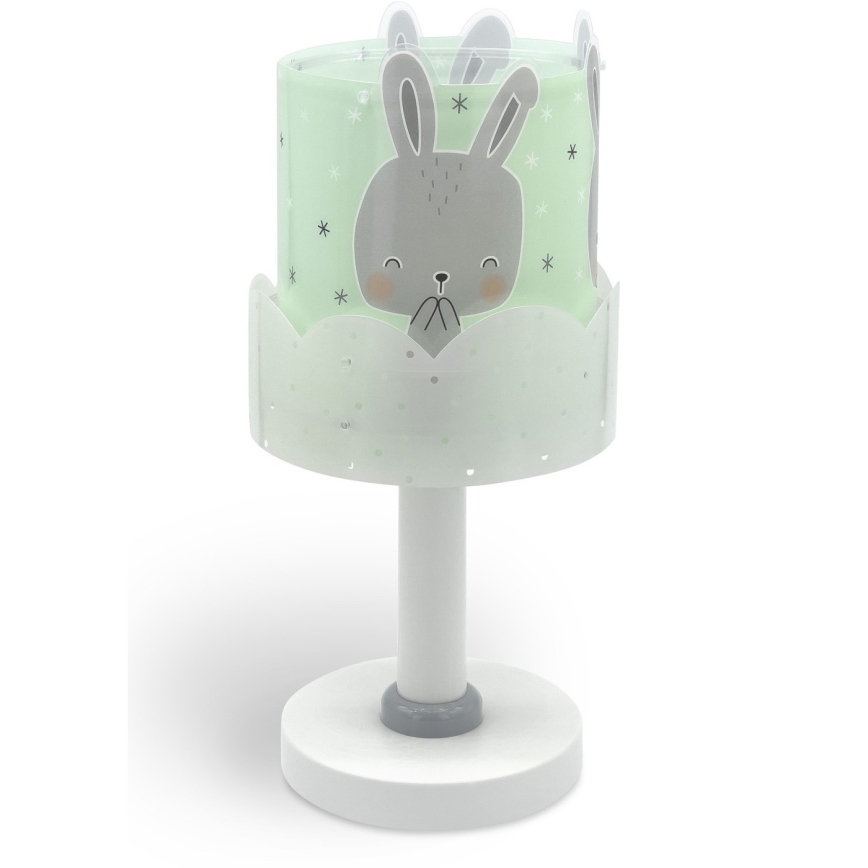 Dalber 61151H - Barnlampa  BUNNY 1xE14/40W/230V grön