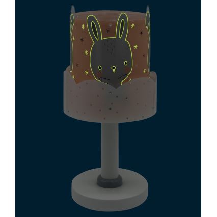 Dalber 61151S - Barnlampa  BUNNY 1xE14/40W/230V orange