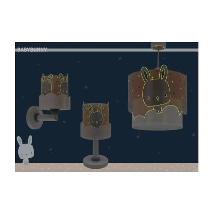 Dalber 61151S - Barnlampa  BUNNY 1xE14/40W/230V orange