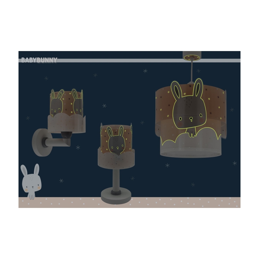 Dalber 61151S - Barnlampa  BUNNY 1xE14/40W/230V orange