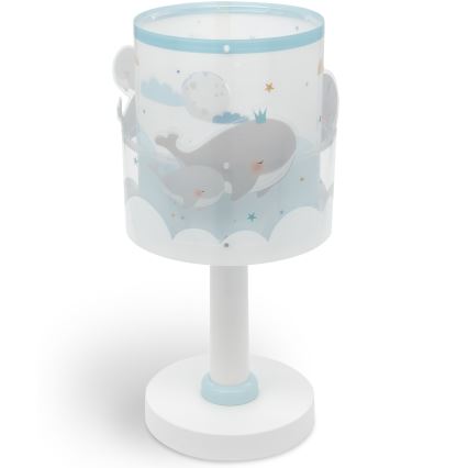 Dalber 61171T - Lampa för barn WHALE DREAMS 1xE14/8W/230V blå