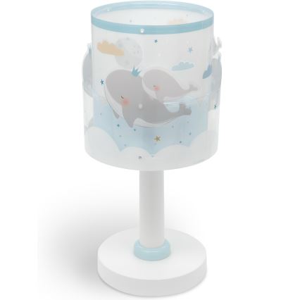 Dalber 61171T - Lampa för barn WHALE DREAMS 1xE14/8W/230V blå