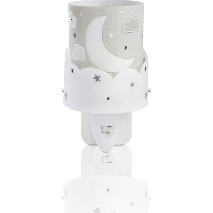 Dalber 61235E - LED-lampa för vägguttag MOON 1xE14/0,5W/230V
