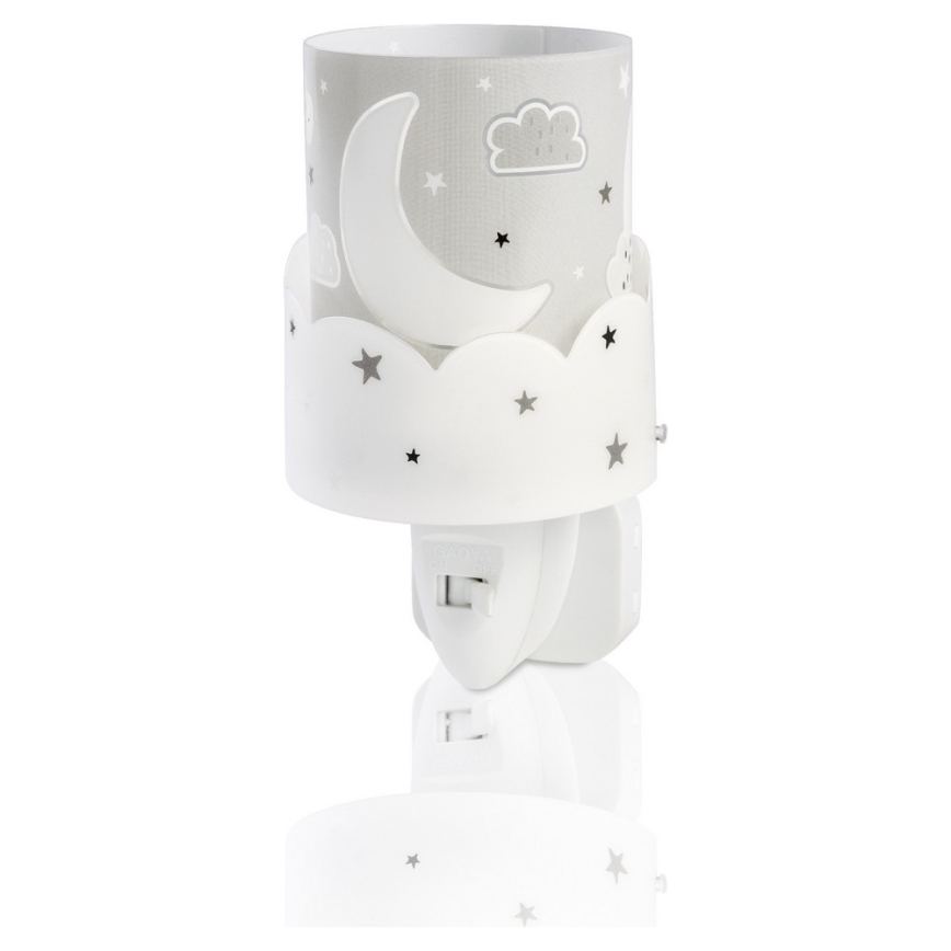 Dalber 61235E - LED-lampa för vägguttag MOON 1xE14/0,5W/230V