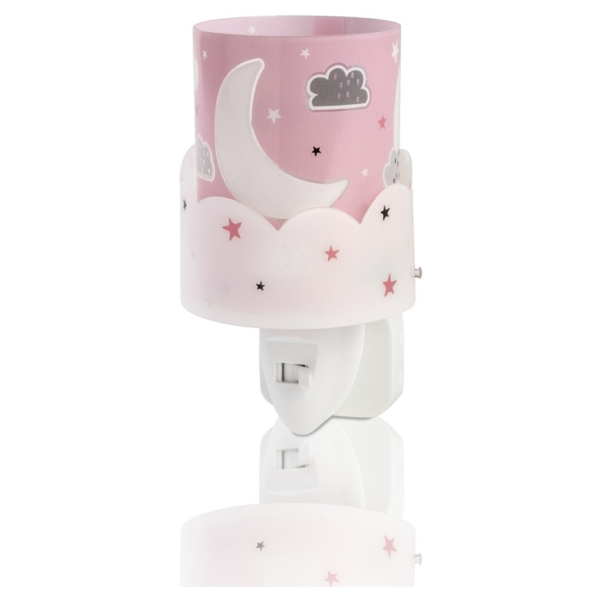 Dalber 61235S - LED-nattlampa för vägguttag MOON 1xE14/0,5W/230V