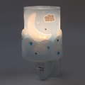 Dalber 61235T - LED Liten lampa till uttag MOON 1xE14/0,5W/230V