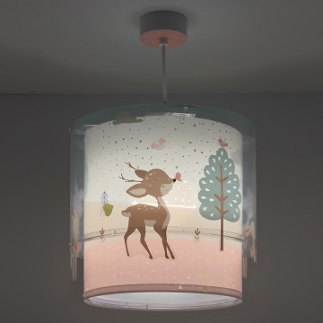 Dalber 61272 - Takkrona för barn  LOVING DEER 1xE27/60W/230V