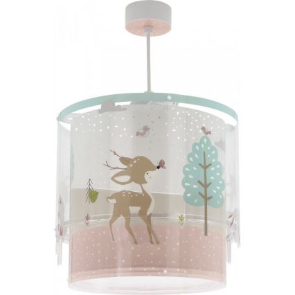 Dalber 61272 - Takkrona för barn  LOVING DEER 1xE27/60W/230V