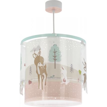 Dalber 61272 - Takkrona för barn  LOVING DEER 1xE27/60W/230V