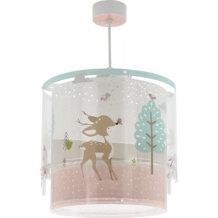 Dalber 61272 - Takkrona för barn  LOVING DEER 1xE27/60W/230V
