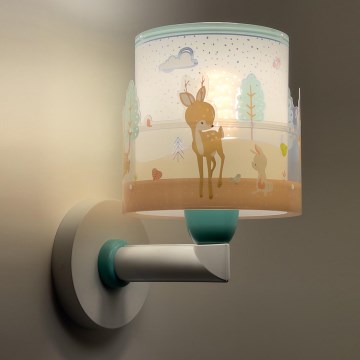 Dalber 61279 - Vägglampa för barn  LOVING DEER 1xE27/60W/230V