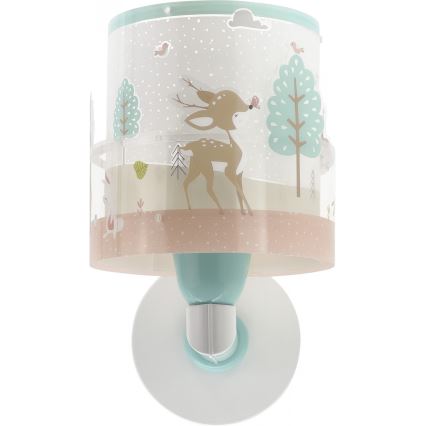 Dalber 61279 - Vägglampa för barn  LOVING DEER 1xE27/60W/230V