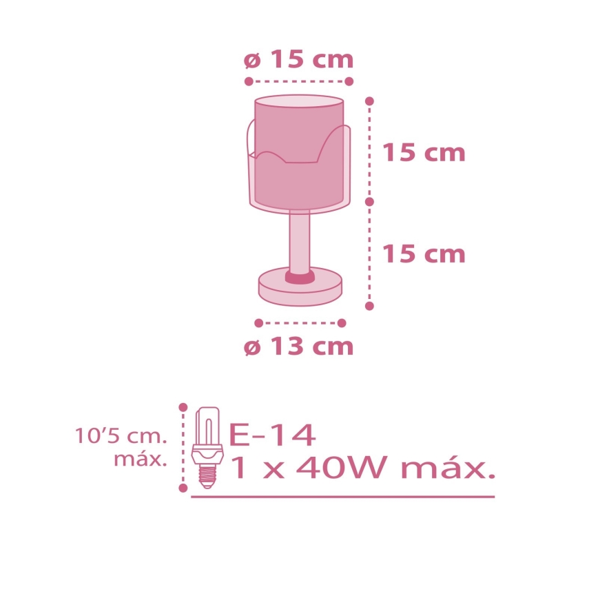 Dalber 61331S - Barn Lampa LITTLE ELEPHANT 1xE14/40W/230V
