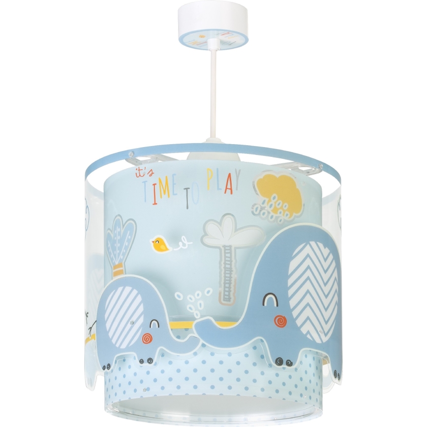 Dalber 61332T - Ljuskrona Barn LITTLE ELEPHANT 1xE27/60W/230V