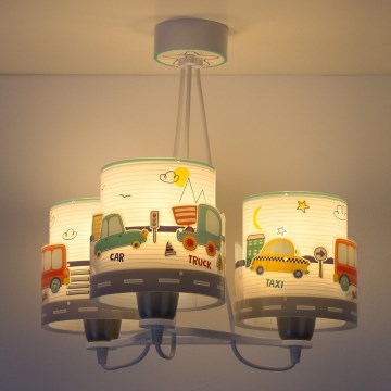 Dalber 61687 - Barn ljuskrona BABY TRAVEL 3xE27/60W/230V
