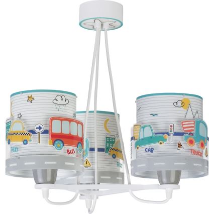 Dalber 61687 - Ljuskrona Barn BABY TRAVEL 3xE27/60W/230V