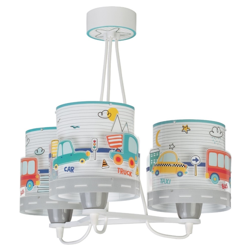 Dalber 61687 - Ljuskrona Barn BABY TRAVEL 3xE27/60W/230V