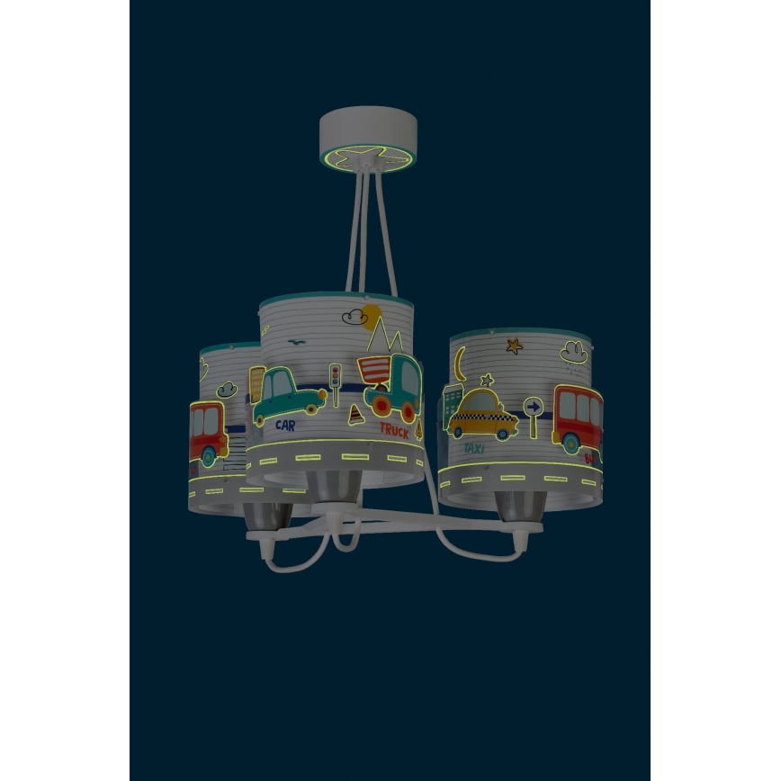 Dalber 61687 - Ljuskrona Barn BABY TRAVEL 3xE27/60W/230V