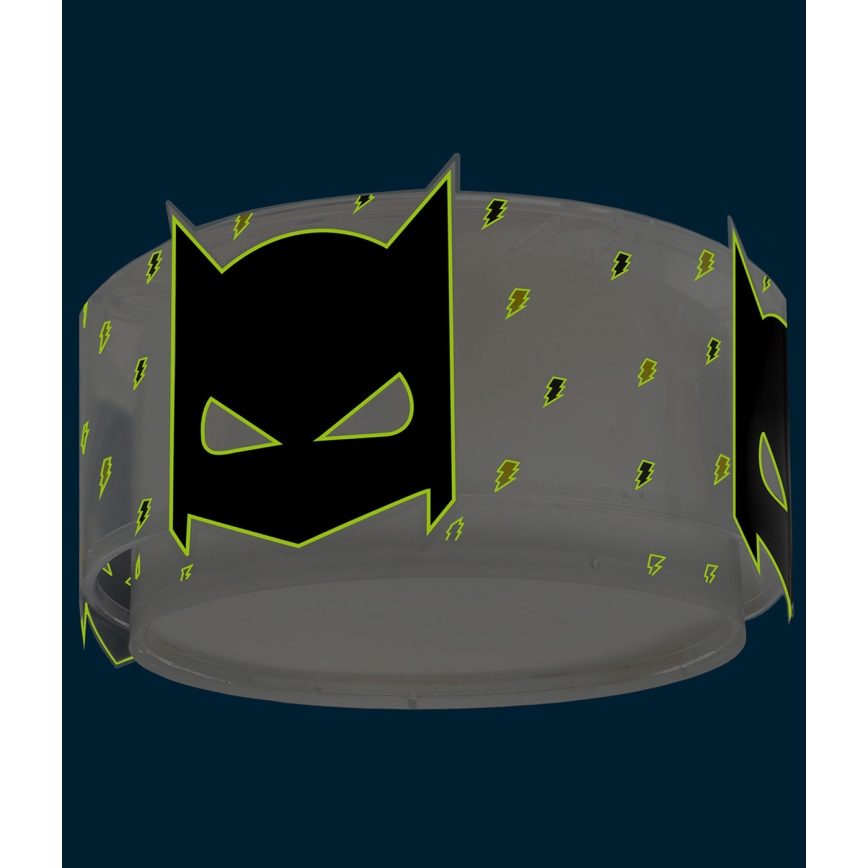 Dalber 61806 - Takbelysning för barn DARK HERO 2xE27/15W/230V