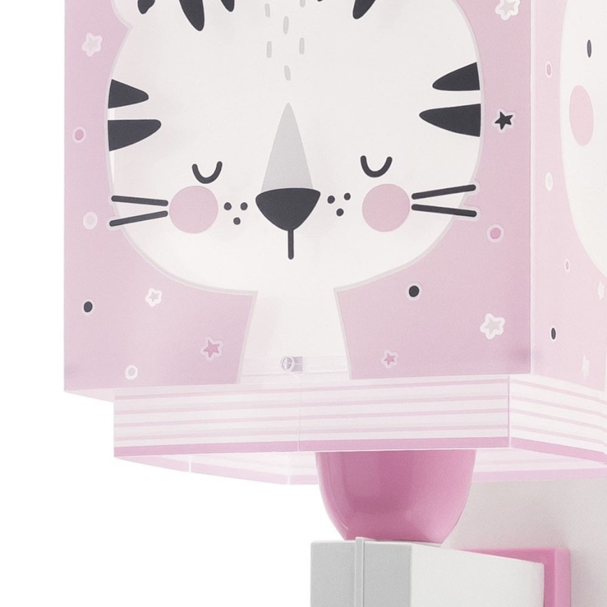 Dalber 63119S - Vägglampa för barn  JUNGLE 1xE27/15W/230V rosa