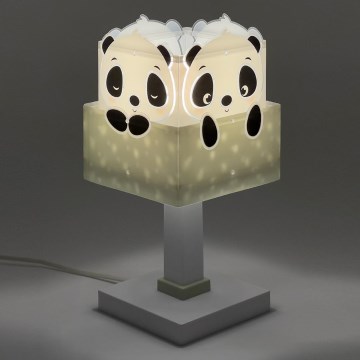 Dalber 63161H - Barnlampa  PANDA 1xE14/40W/230V grön