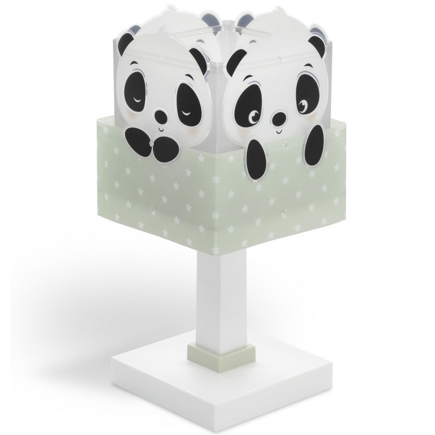 Dalber 63161H - Barnlampa  PANDA 1xE14/40W/230V grön