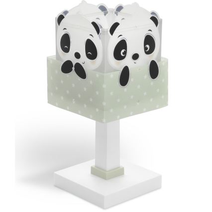 Dalber 63161H - Barnlampa  PANDA 1xE14/40W/230V grön
