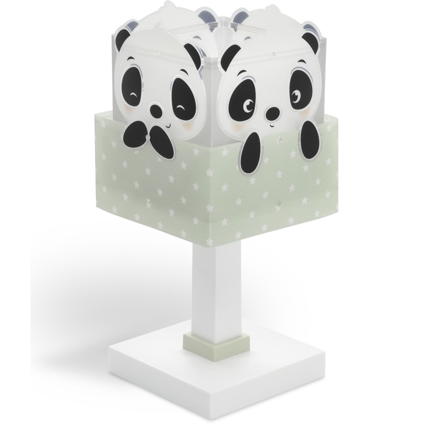 Dalber 63161H - Barnlampa  PANDA 1xE14/40W/230V grön